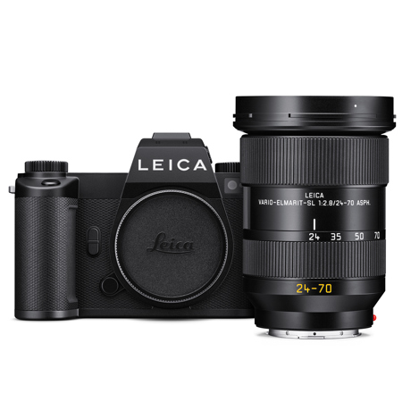 Leica SL3-P Mirrorless Camera w/Vario-Elmarit-SL 24-70mm f/2.8 ASPH Lens, Black