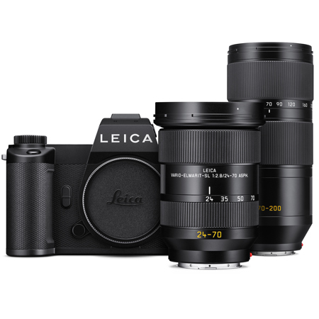 Leica SL3-P Mirrorless Camera with 24-70mm f/2.8 and 70-200mm f/2.8 ASPH Lens