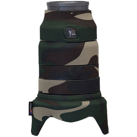 LensCoat Lens Cover for Sony FE 24-70mm f/2.8 GM Lens, Forest Green Camo