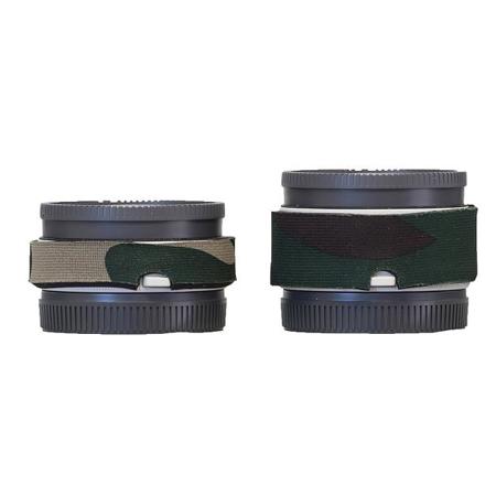 LensCoat Lens Cover Set f/Sony FE 1.4x & 2x Teleconverters, Forest Green Camo