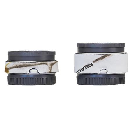 LensCoat Lens Cover Set f/Sony FE 1.4x & 2x Teleconverters, Realtree AP Snow