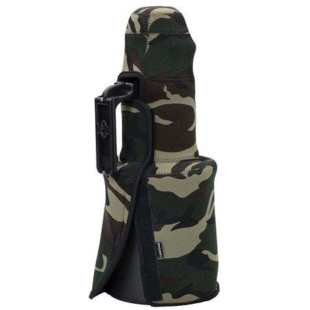 LensCoat Travel Coat for Nikon 500mm f/4.0G VR Lens with Hood, Forest Green Camo
