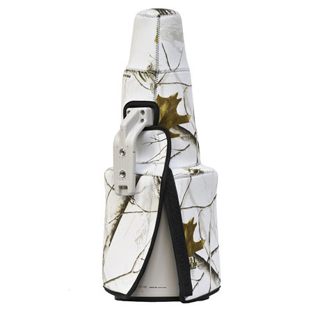 LensCoat TravelCoat for Canon 600mm f/4 IS II Lens with Hood, Realtree AP Snow