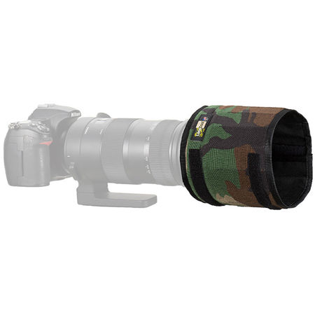 LensCoat TravelHood Zoom, Forest Green Camo