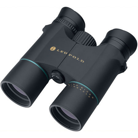 Leupold 10x42 Pinnacles Series Wind River, Water Proof Roof Prism Binocular with 5.1 Degree Angle of View, Black, U.S.A.