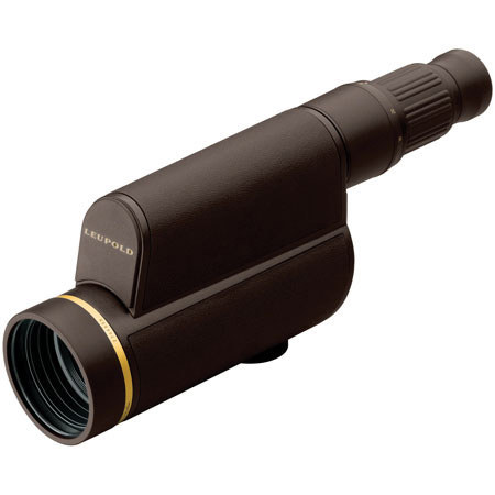 Leupold Golden Ring 60mm Straight View Spotting Scope w/12x-40x Eyepiece, Brown