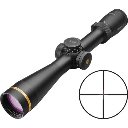 Leupold 3-15x44 VX-5HD Riflescope, Matte Black with Illuminated FireDot Duplex Reticle, Side Parallax Focus, Custom Dial System-ZL2, 30mm Tube Diameter