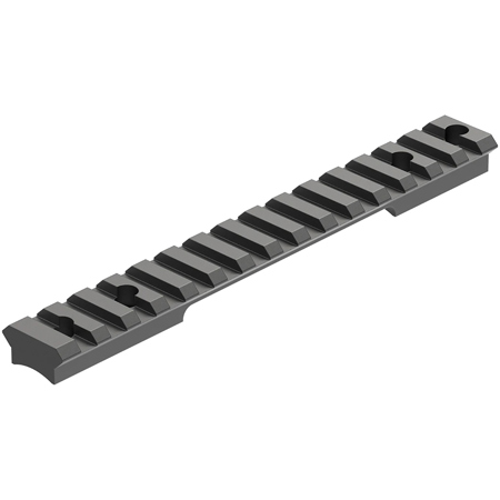 Leupold BackCountry Cross-Slot One-Piece Base for Savage 110 Round Receiver Short-Action Rifle, 20 MOA, Matte Black