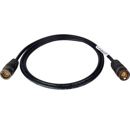 Laird 6' UHD Cable Assembly with Neutrik rearTWIST BNC Connectors and Belden Mini RG59 1855A for 4K/8K Video Applications, 23AWG