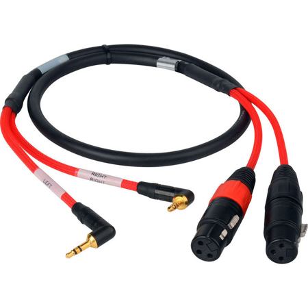 Laird 6' 2-Channel Stereo 3.5mm Male to XLR Female Audio Input Cable ...