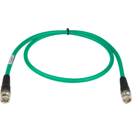 Laird 3' BNC to BNC 12G-SDI/4K UHD Single Link RG6 Cable, Military Green