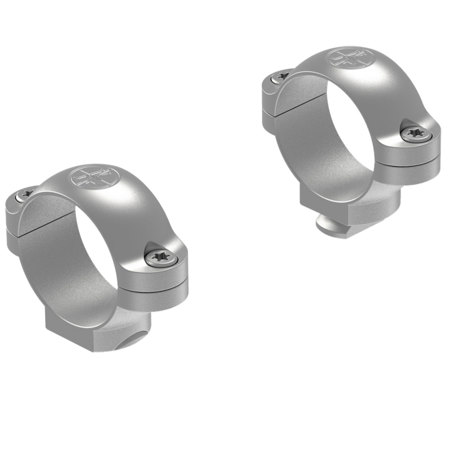 Leupold STD Ring for 1" Main Tube Riflescope, Low, 2 Piece, Silver