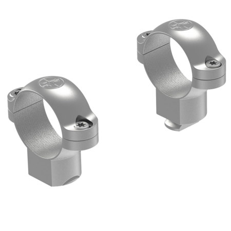 Leupold STD Ring for 1" Main Tube Riflescope, High, 2 Piece, Silver
