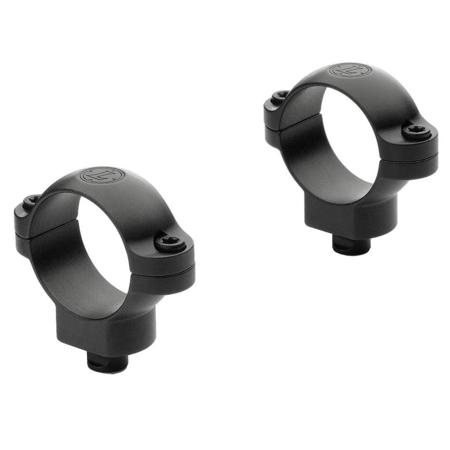 Leupold QR Rings for 30mm Maintube, Steel, Medium, 2 Piece, Gloss Black