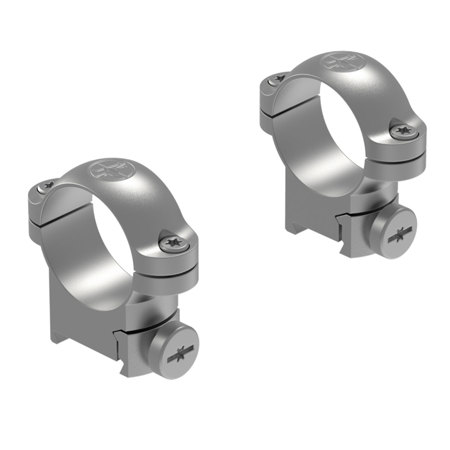 Leupold 1" Steel Ringmount for Sako Rifles, Medium, 2-Piece, Silver