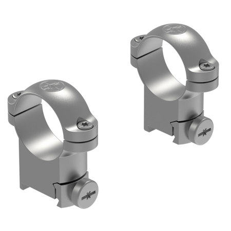 Leupold 1" Steel Ringmount for Sako Rifles, High, 2-Piece, Silver