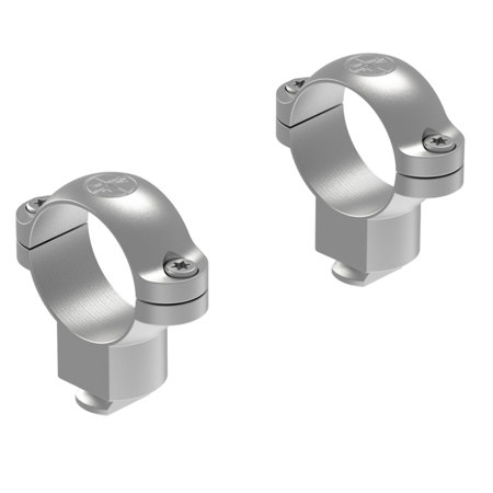 Leupold DD Ring for 1" Maintube Riflescope, High, 2 Piece, Matte Silver