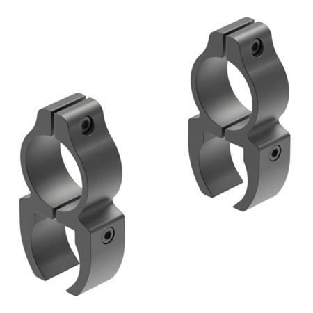 Leupold Rifleman 1" Detachable See-Thru Ringmount for .22 Caliber Rimfire Rifles with 3/8" Dovetail, 2-Piece, Matte Black