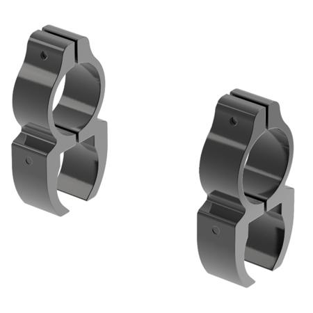 Leupold Rifleman 1" Detachable See-Thru Ringmount f/3/8" Dovetail, Gloss, Pair