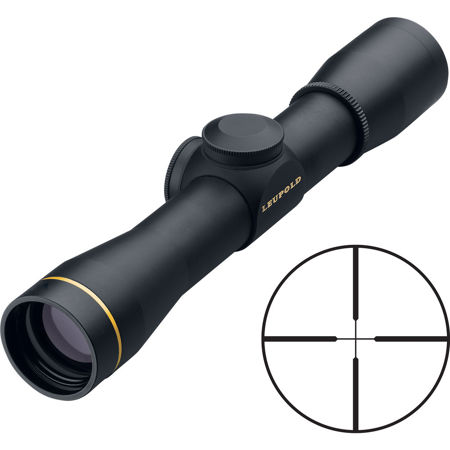 Leupold 4x28 FX-II Handgun Scope, Duplex Reticle, 18" EER, 1" Center Tube