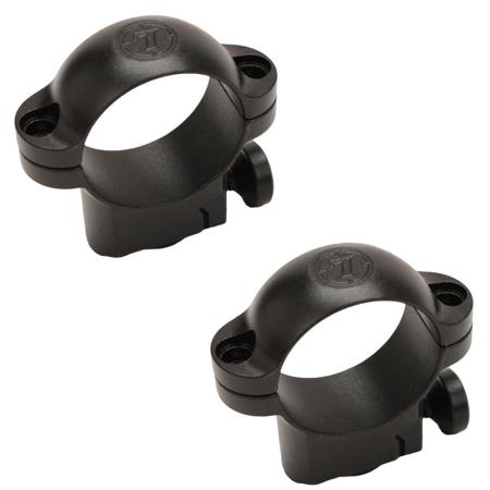 Leupold 1" Steel Ringmount for Ruger M77 Rifles, Low, 2-Piece, Matte Black