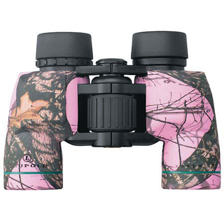 Leupold 6x30 Yosemite Green Ring, Water Proof Porro Prism Binocular with 8.0 Degree Angle of View, Mossy Oak Pink Camo, U.S.A.