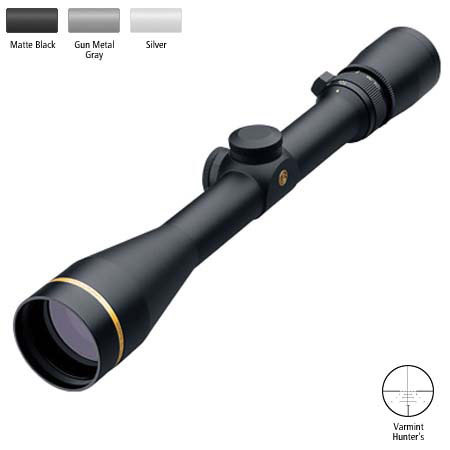 4.5-14x40mm VX-3 Series Riflescope, Silver Finish with Varmint Hunters Reticle.
