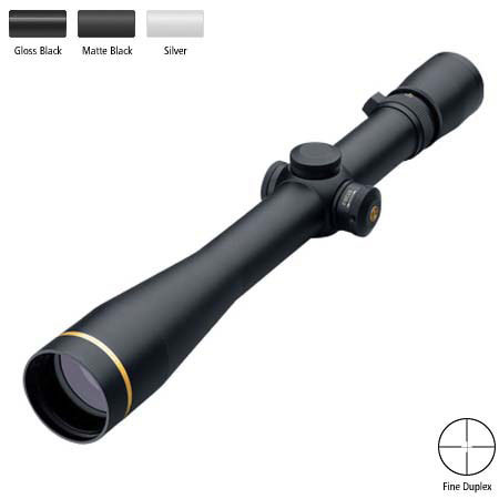 Leupold 6.5-20x40mm Long Range VX-3 Series Riflescope, Gloss Black Finish with Fine Duplex Reticle & Side Focus Parallax Adjustment, 30mm Tube