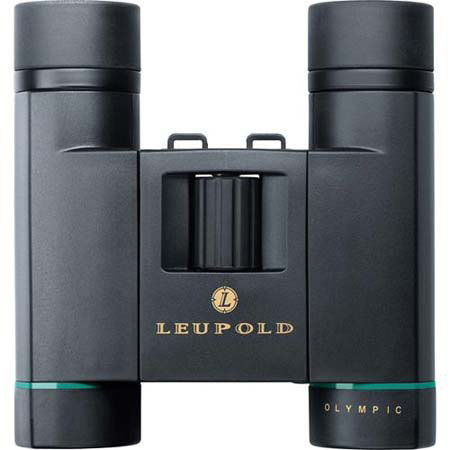 Leupold 8x25 Olympic Compact Dual Hinge, Water Proof Roof Prism Binocular with 5.2 Degree Angle of View, Black, U.S.A.