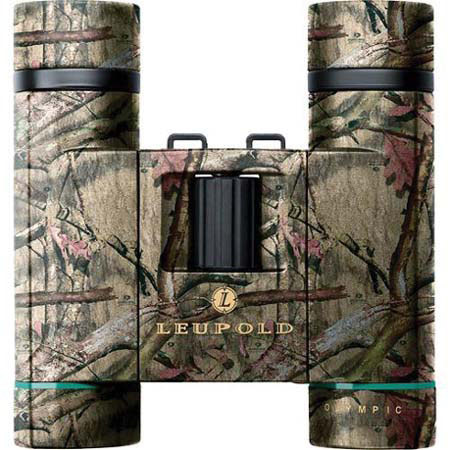 Leupold 8x25 Olympic Compact Dual Hinge, Water Proof Roof Prism Binocular with 5.2 Degree Angle of View, Mossy Oak Treestand, U.S.A.