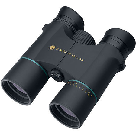 Leupold 8x42 Wind River Pinnacles, Water Proof Roof Prism Binocular with 6.5 Degree Angle of View, Black, U.S.A.