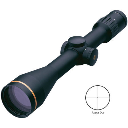 Leupold 3.5 - 14 x 50mm LPS Series Side Focus Riflescope, Satin Black Finish with Target Dot Reticle, 30mm Tube.