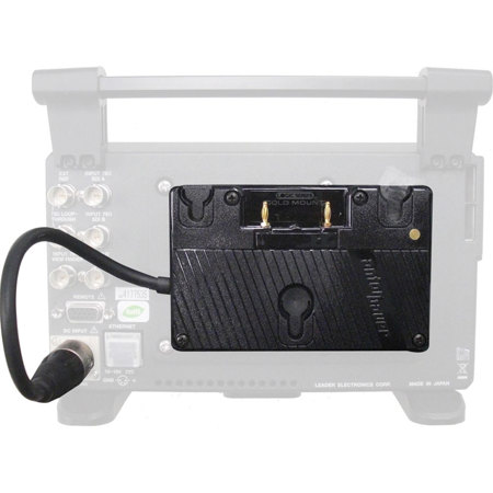 Leader LV5380-OP74 Anton Bauer Mount with External Power XLR Pigtail