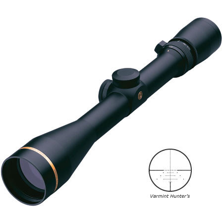 Leupold 4.5 - 14x40mm VX-III Series Riflescope, Matte Black Finish with Varmint Hunter's Reticle.