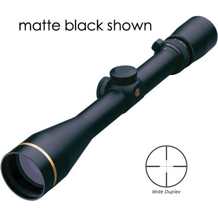 Leupold 3.5 - 10x40mm VX-III Series Riflescope, Gloss Black Finish with Wide Duplex Reticle.