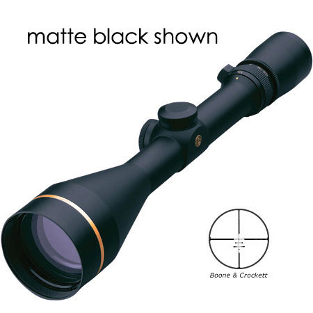 Leupold 4.5 - 14 x 50mm VX-III Series Riflescope, Gloss Black Finish with Boone & Crockett Reticle.
