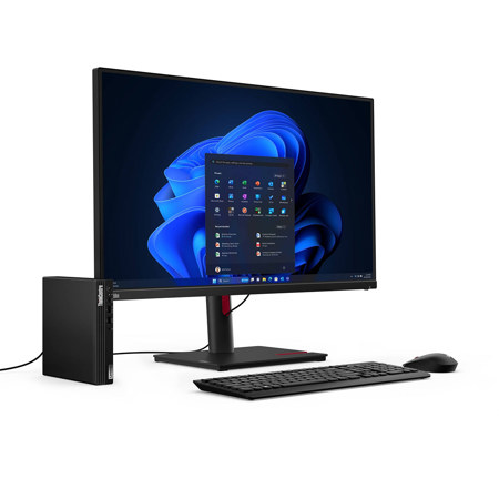 Lenovo ThinkCentre M70q Gen 5 Tiny Desktop, i3-14100T, 16GB Lenovo ThinkCentre M70q Gen 5 Tiny Desktop, i3-14100T, 16GB