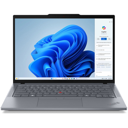Lenovo ThinkPad T14 Gen 5 14" WUXGA Laptop, AMD Ryzen 7 PRO 8540U 3.2GHz, 16GB RAM, 256GB SSD, Windows 11 Pro, Gray