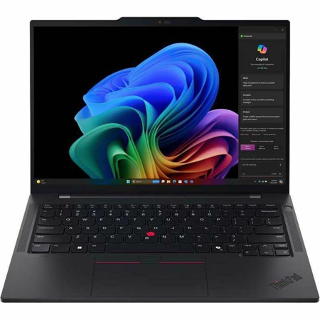 Lenovo ThinkPad T14s Gen 6 14" WUXGA Copilot+ PC Laptop, Qualcomm Snapdragon X Elite X1E-78-100 3.4GHz, 32GB RAM, 1TB SSD, Windows 11 Pro, Black