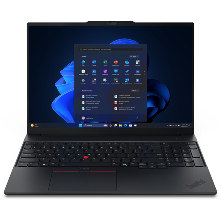 Lenovo ThinkPad E16 Gen 3 16" WUXGA Touchscreen Laptop, Intel Core 7 240H 2.5GHz, 16GB RAM, 512GB SSD, Windows 11 Pro, Black