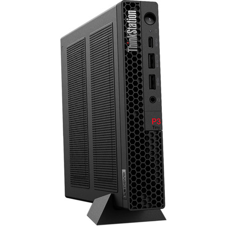 Lenovo ThinkStation P3 Tiny Workstation, Intel Core i9-14900 2.0GHz, 32GB RAM, 1TB SSD, NVIDIA T400 4GB, Windows 11 Pro, Black