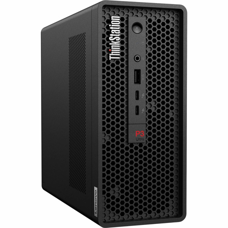 Lenovo ThinkStation P3 Ultra Small Form Factor Workstation, Intel Core i5-13600K 3.5GHz, 64GB RAM, 2TB SSD, Windows 11 Pro, Black