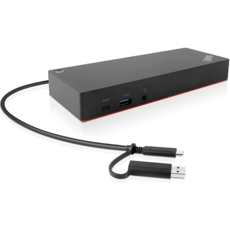 Lenovo ThinkPad Universal USB-C Dock with 135W Power Adapter, Black