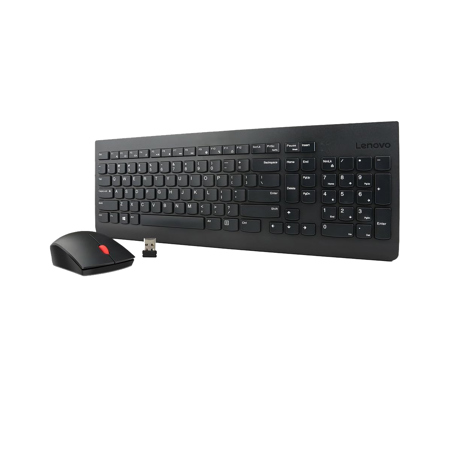 Lenovo Essential Wireless Keyboard and Mouse Combo, Black