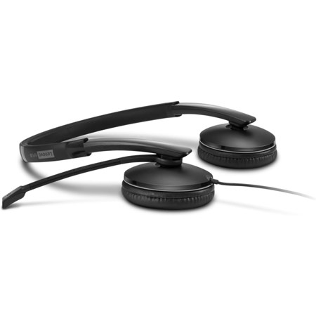 Lenovo Wired ANC Headset Gen 2, Microsoft Teams Certified, Black