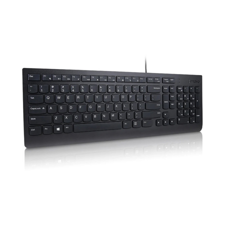 Lenovo Essential Wired Keyboard, US English, Black
