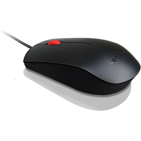 Lenovo Essential USB Wired Mouse, Black