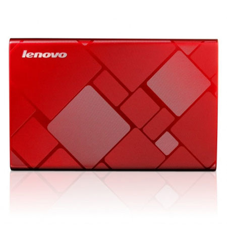 Lenovo F360 500GB Portable Hard Drive, USB 2.0, Red