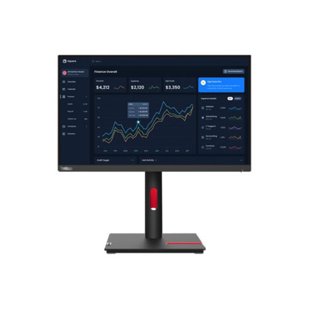 Lenovo ThinkVision T23i-30 23" 16:9 Full HD IPS WLED Monitor, Raven Black