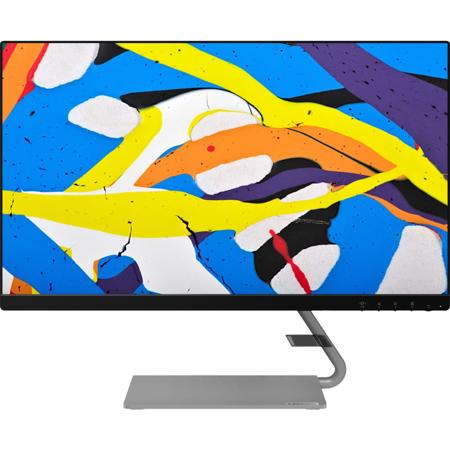 Lenovo Q24i-10 23.8" 16:9 FHD WLED IPS Monitor, AMD FreeSync, Built-in-Speakers